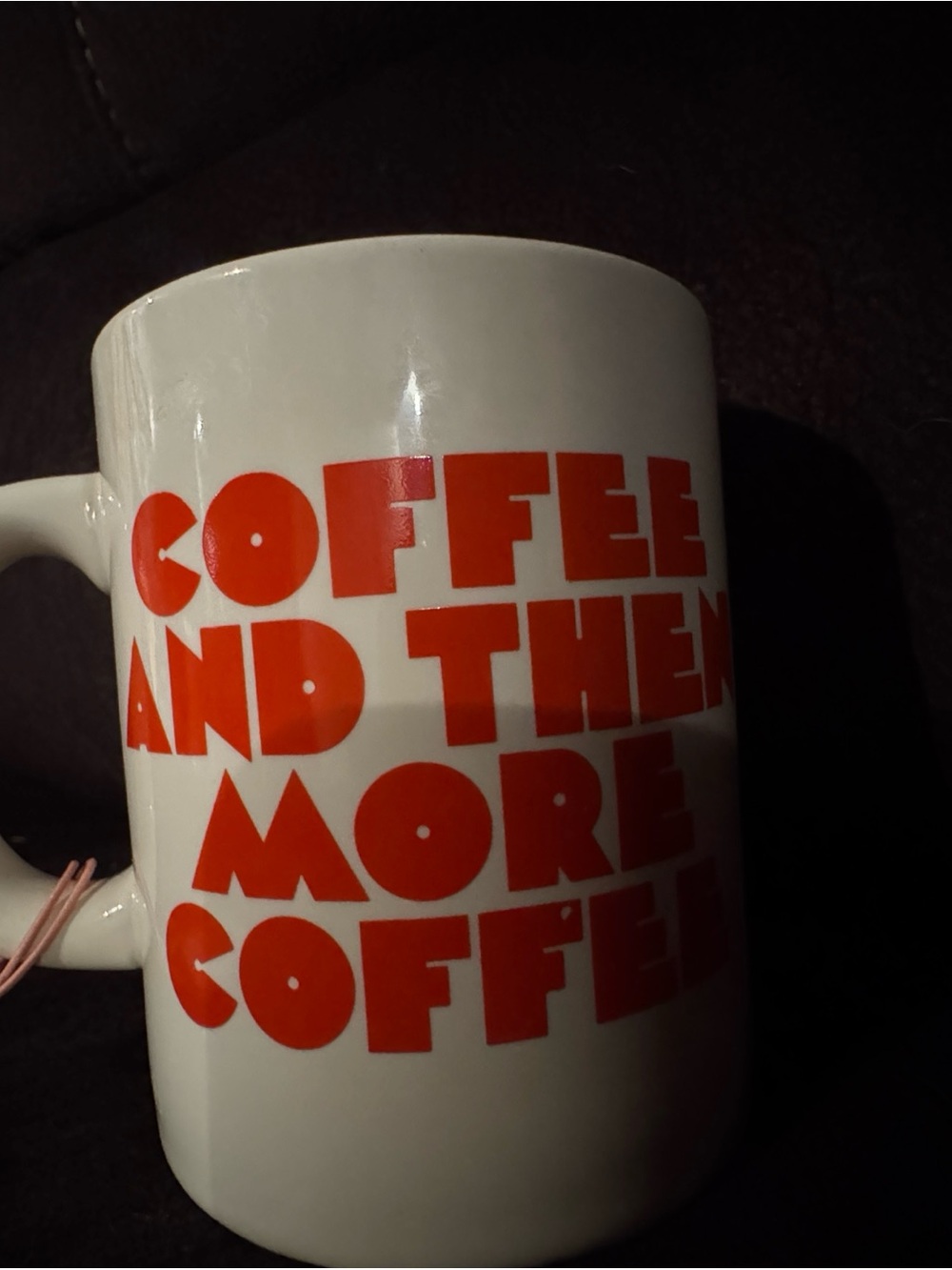 ban.do White Mug with Bold Orange-Red Text - Picture 7 of 8
